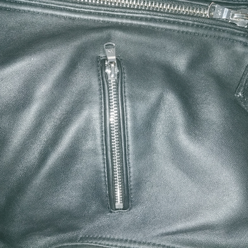 Michael Kors Leather Jacket - Picture 2 of 8